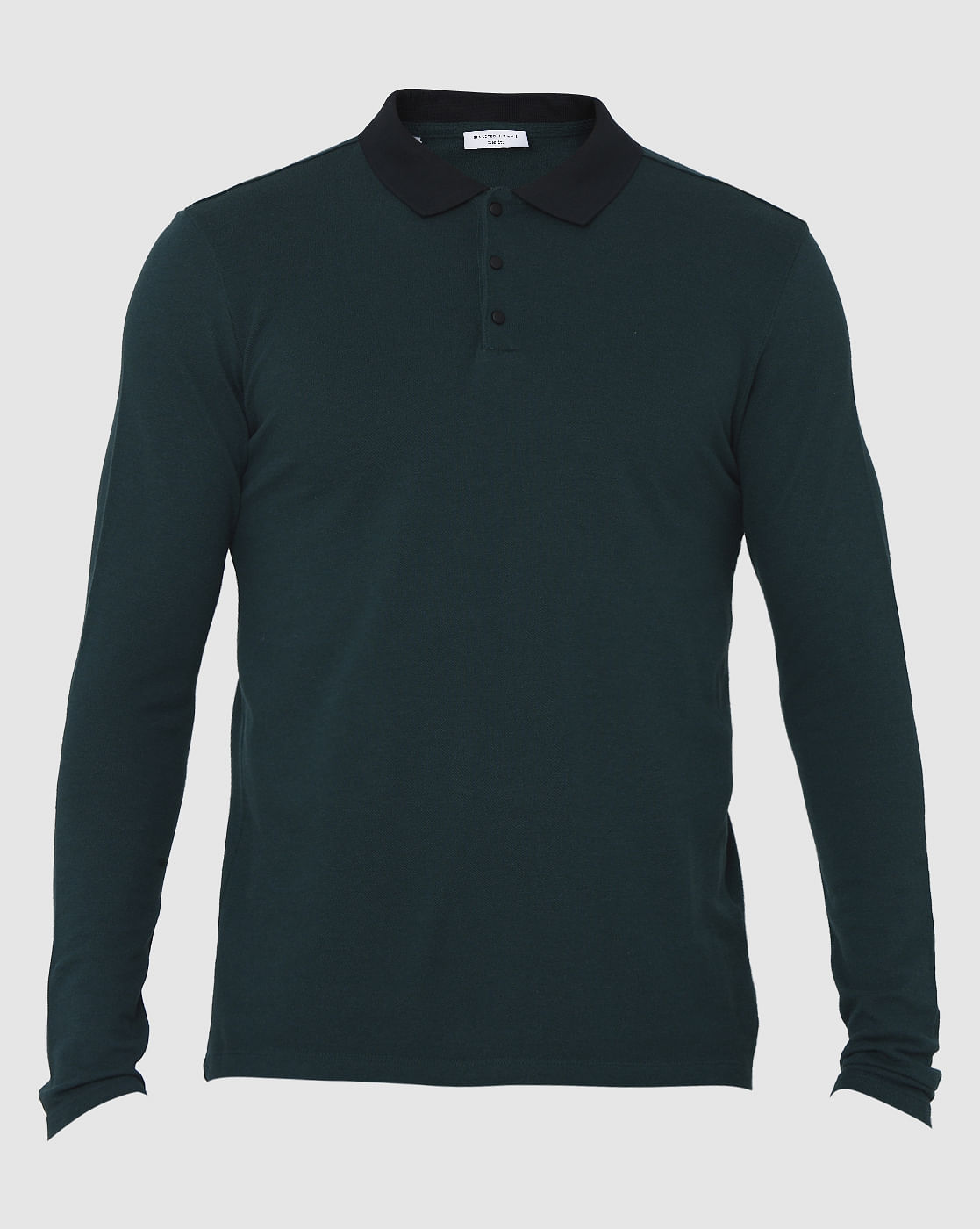 Green Polo Neck T-Shirt