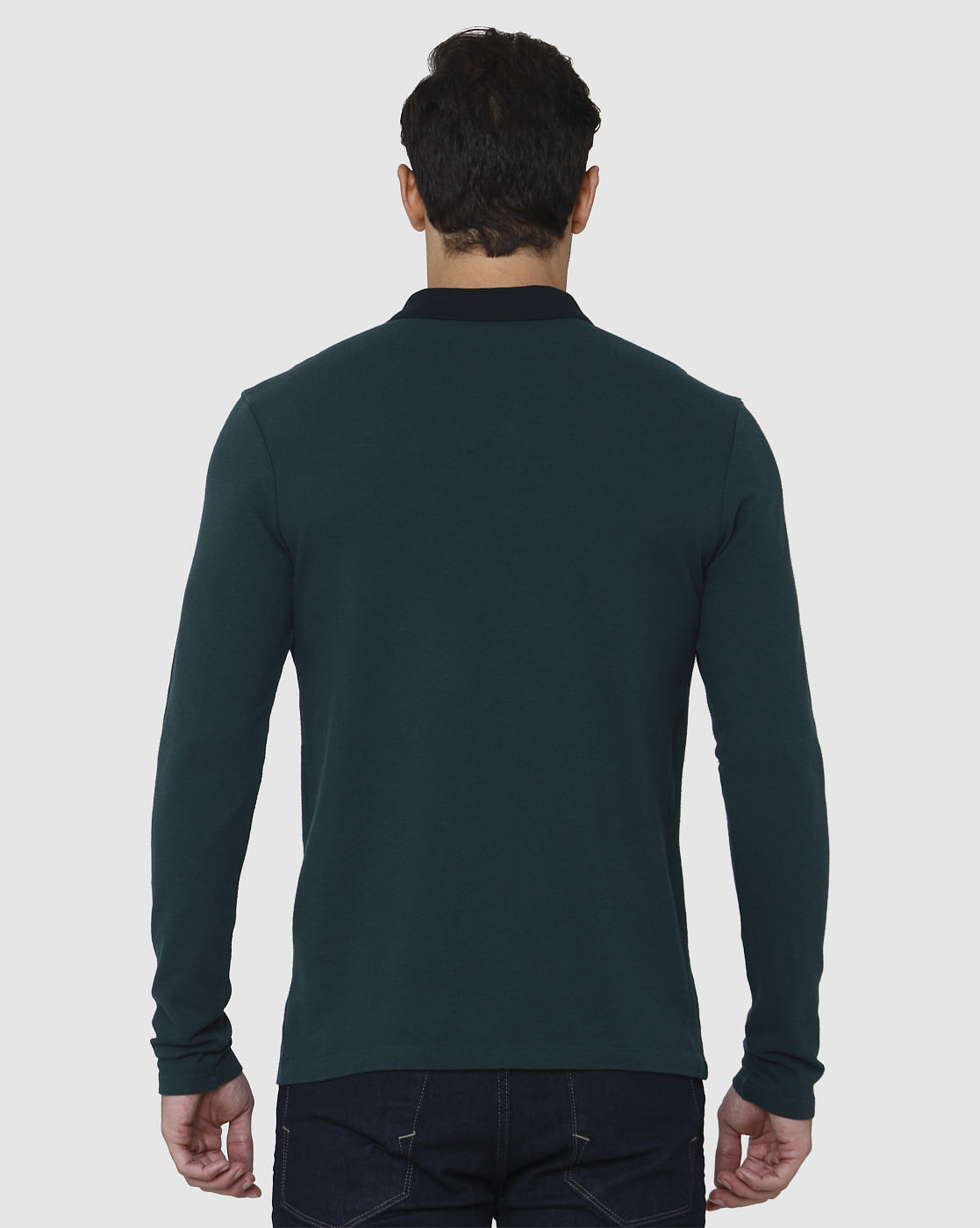 Green Polo Neck T-Shirt