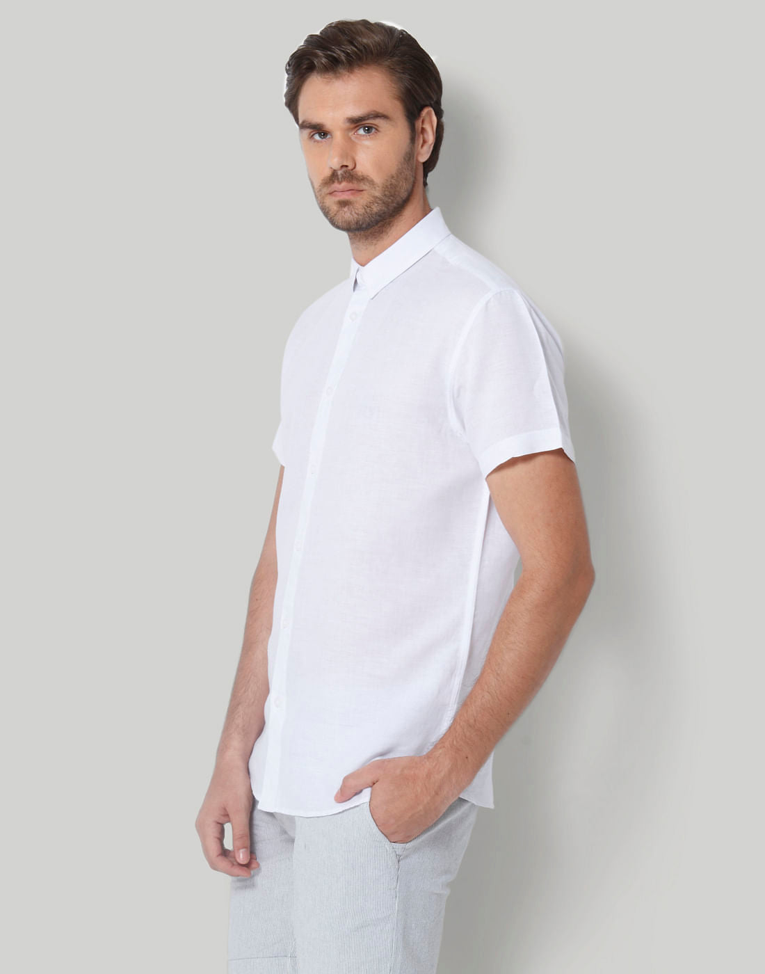 White Short Sleeves Shirt