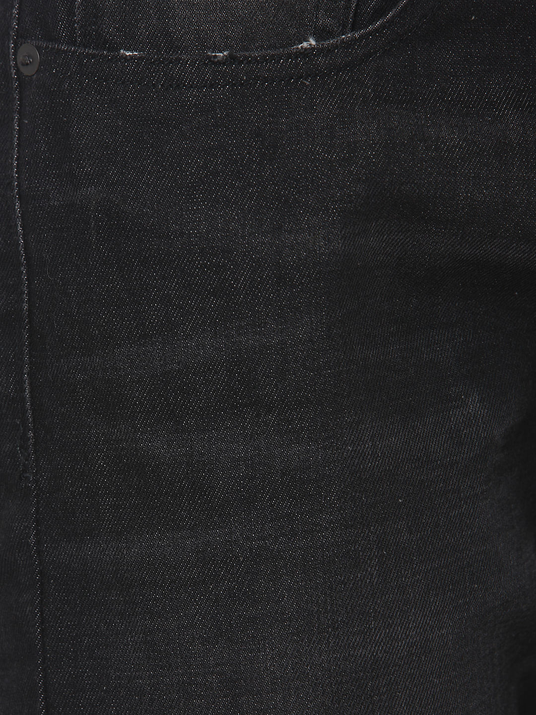 Black Faded Toby Tapered Fit Jeans