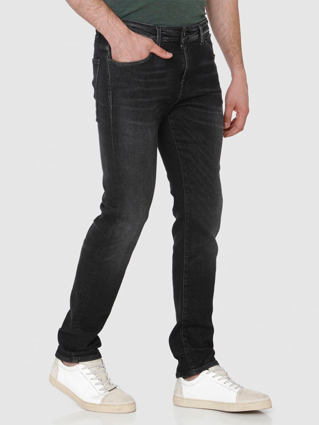 Black Leon Slim Fit Jeans