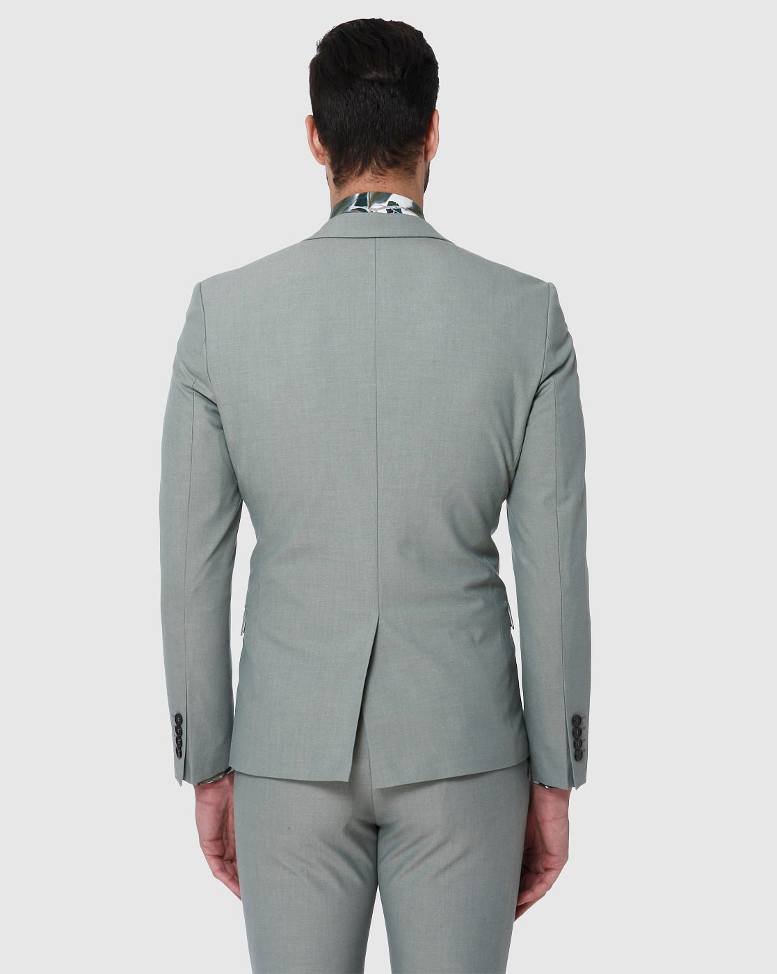 Green Formal Slim Fit Blazer