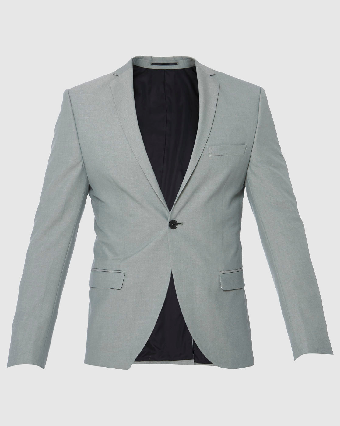 Green Formal Slim Fit Blazer
