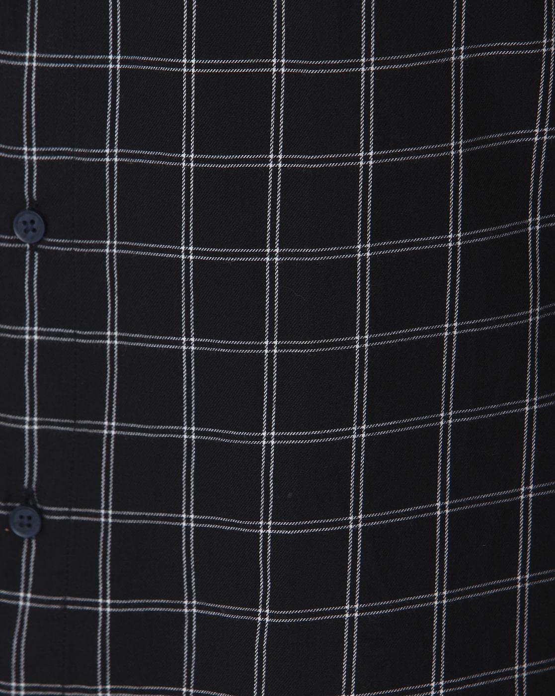 Black Check Full Sleeves Shirt