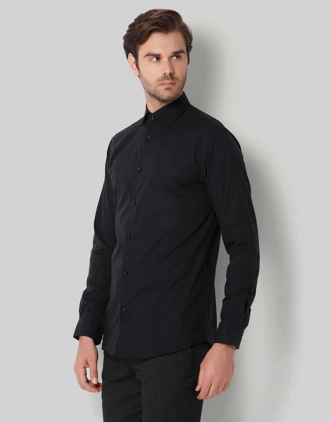 Black Full Sleeves Shirt