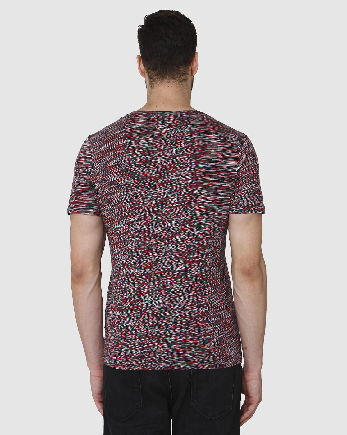 White Striped Crew Neck T-Shirt
