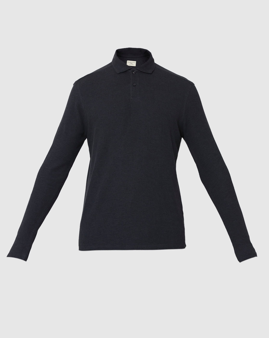 Black Polo Neck T-Shirt