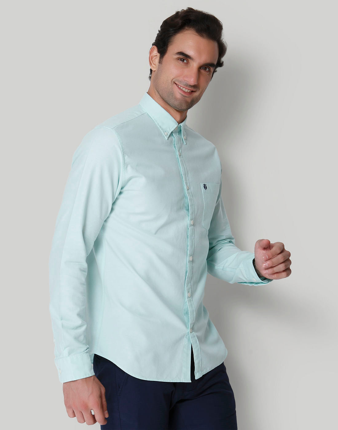Green Full Sleeves Shirt