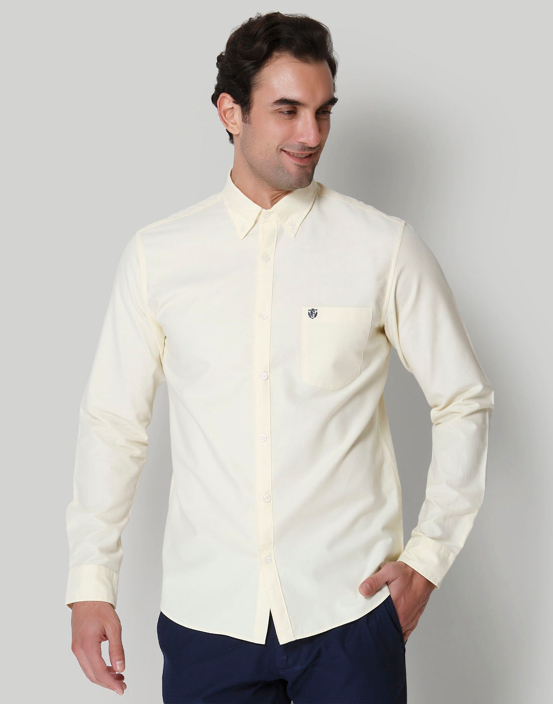 Yellow Full Sleeves Shirt