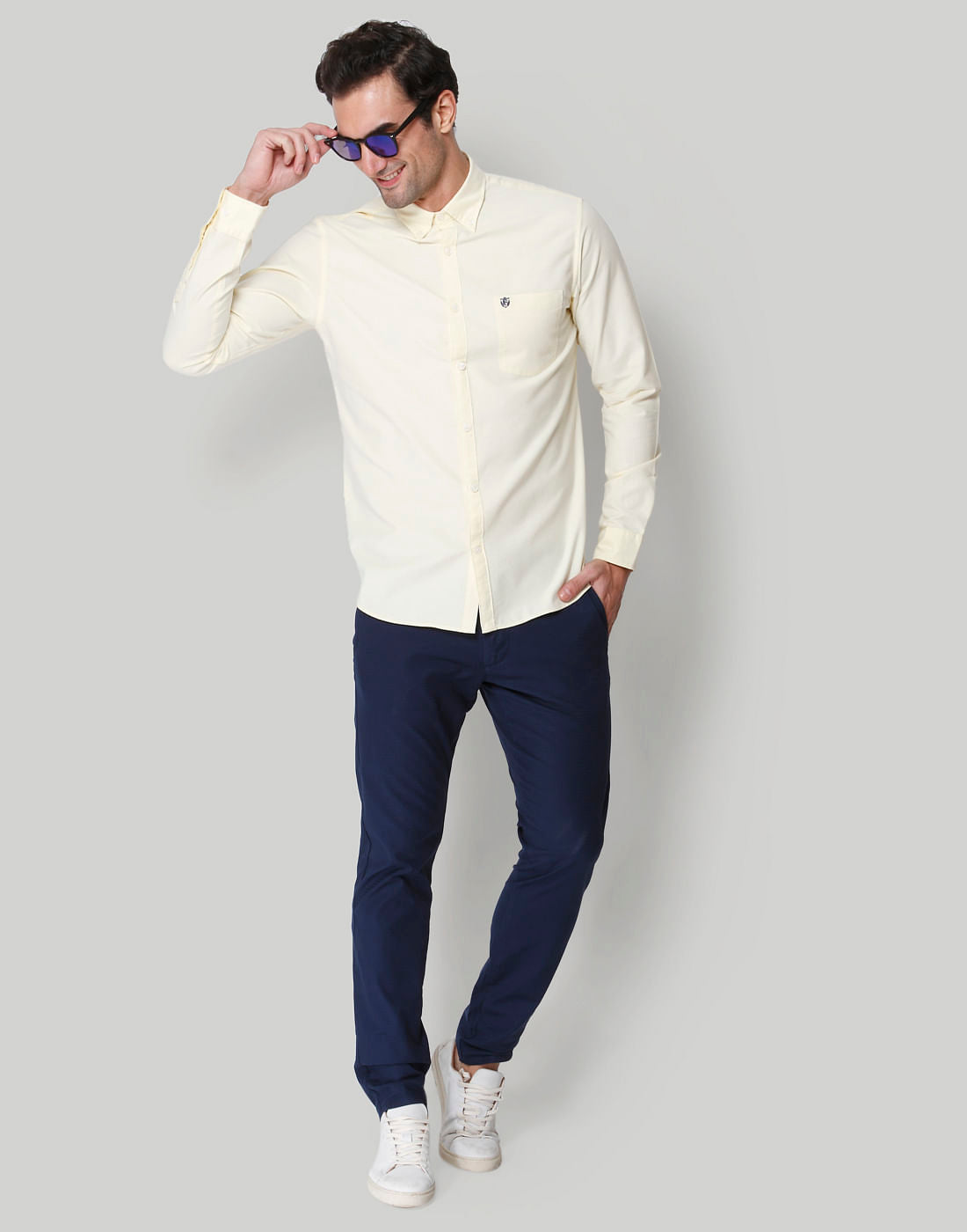 Yellow Full Sleeves Shirt