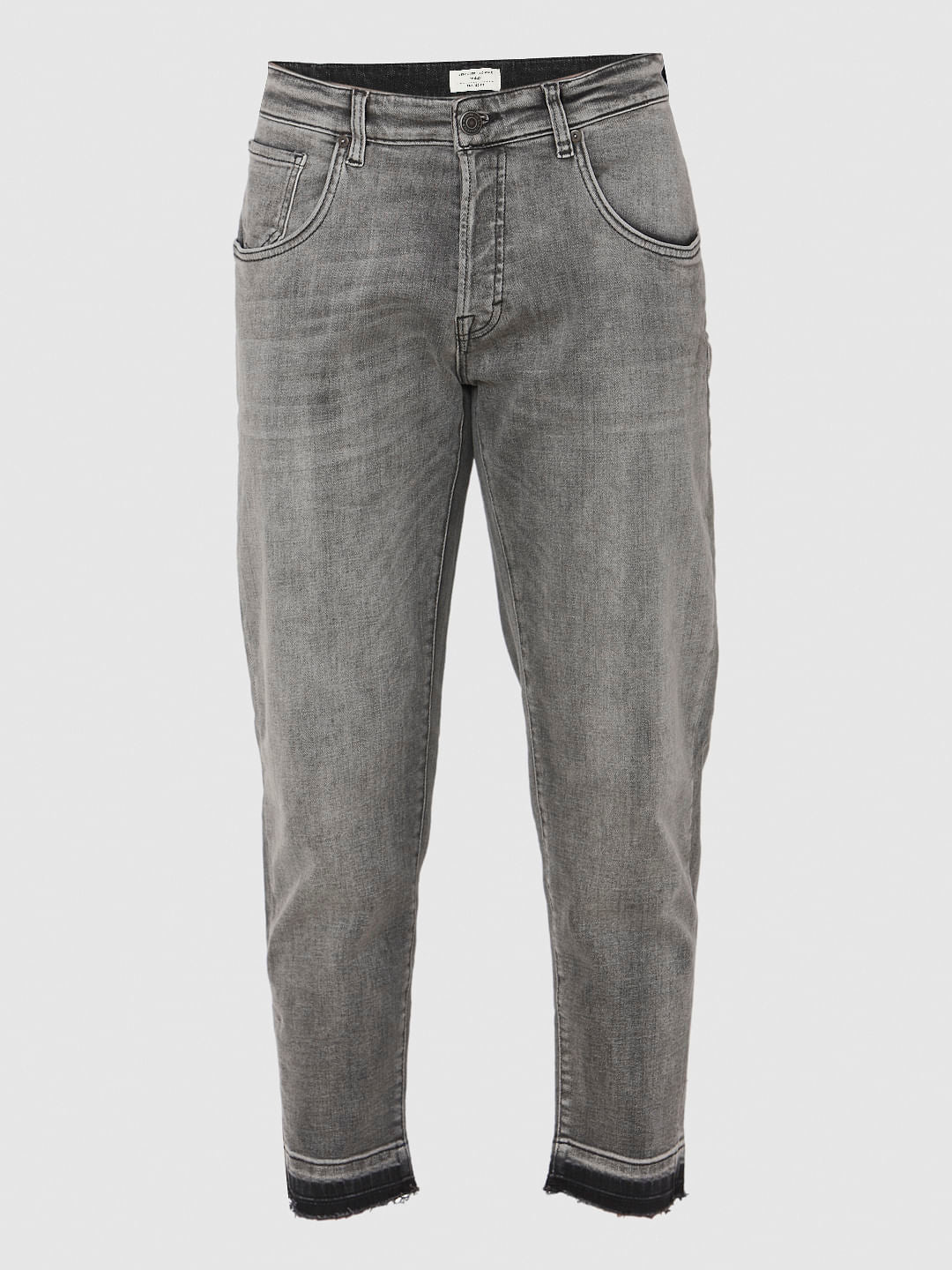 Grey Regular Fit Jeans