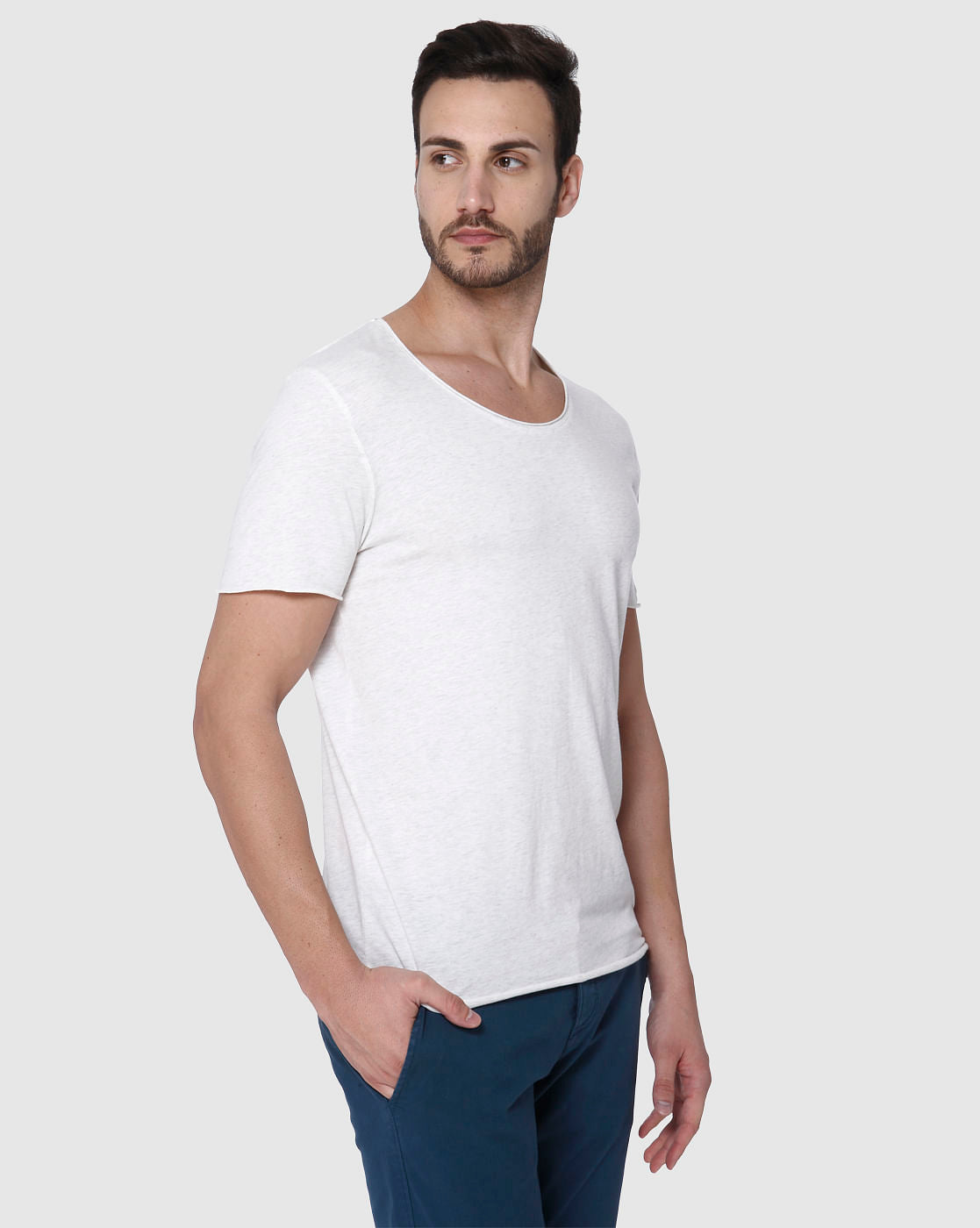 White Crew Neck T-Shirt