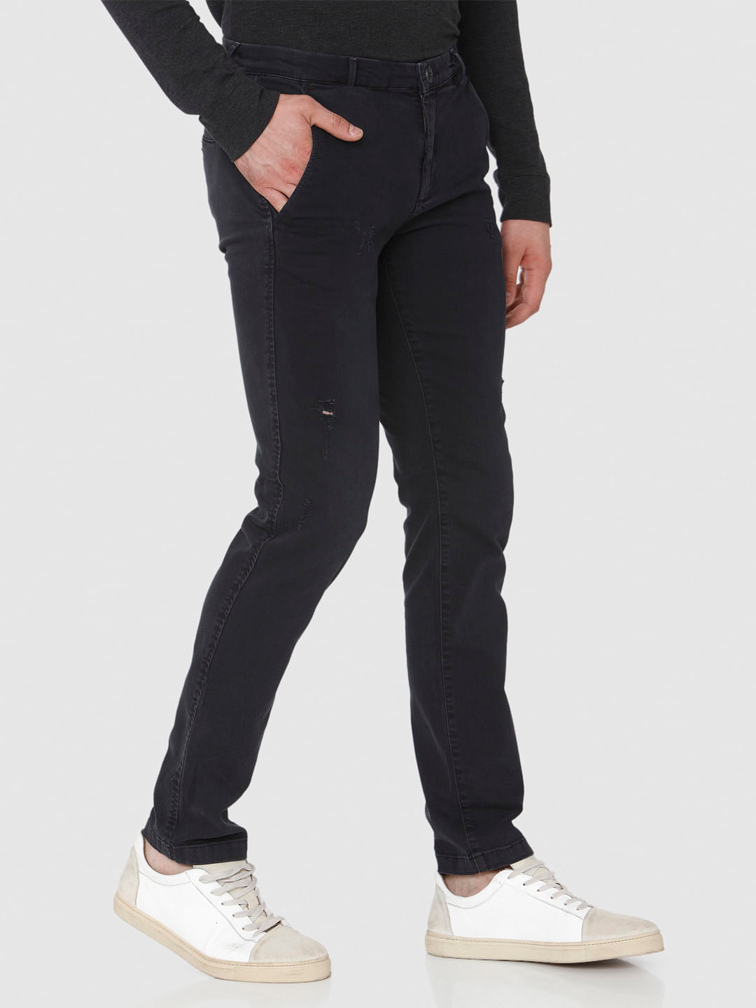 Black Leon Slim Fit Jeans