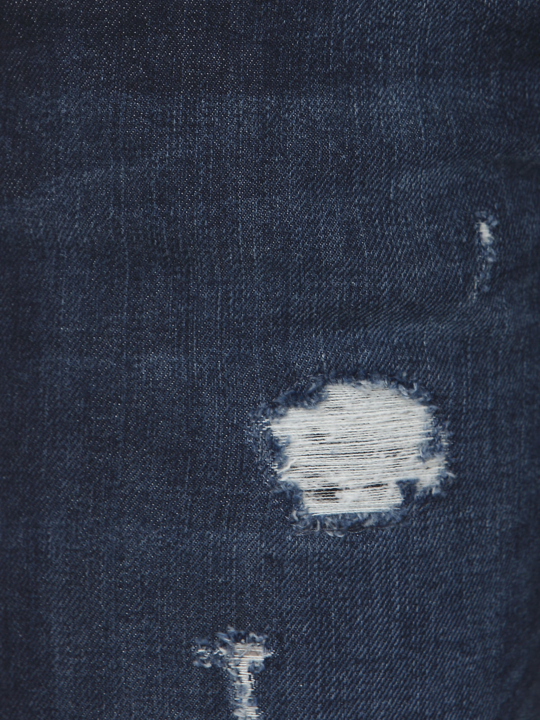 Dark Blue Ripped Pete Skinny Fit Jeans