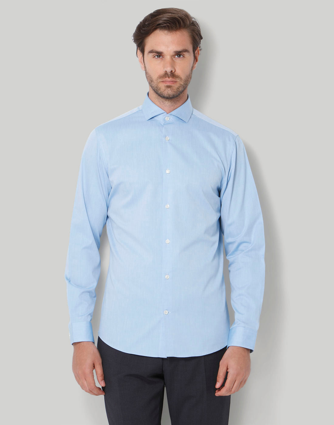 Blue Full Sleeves Shirt