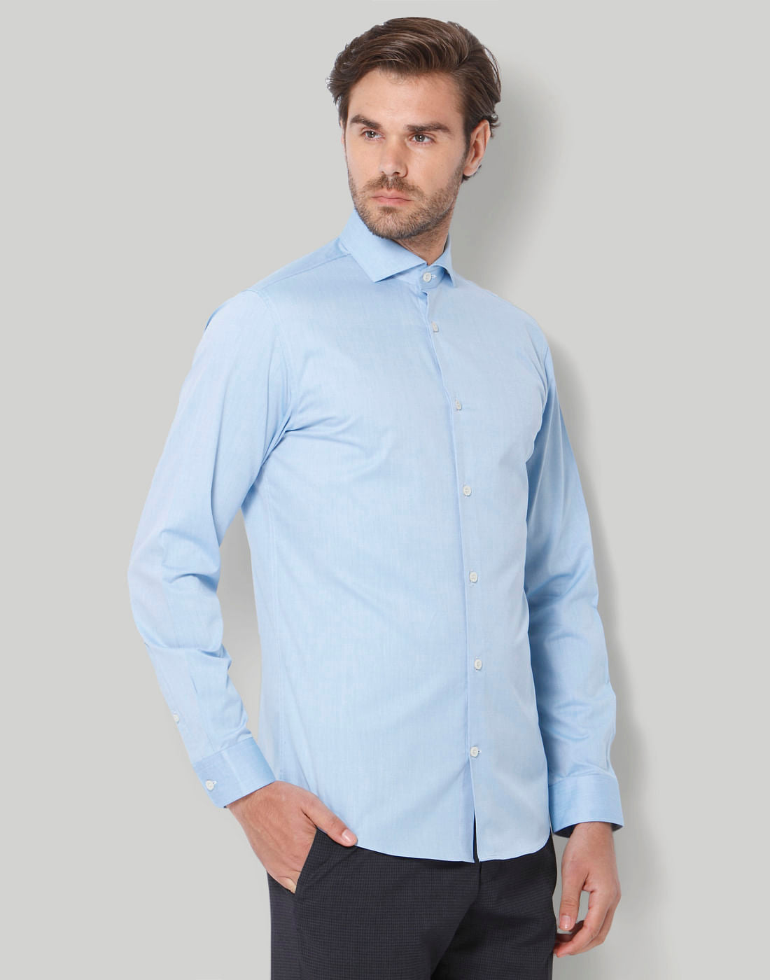 Blue Full Sleeves Shirt