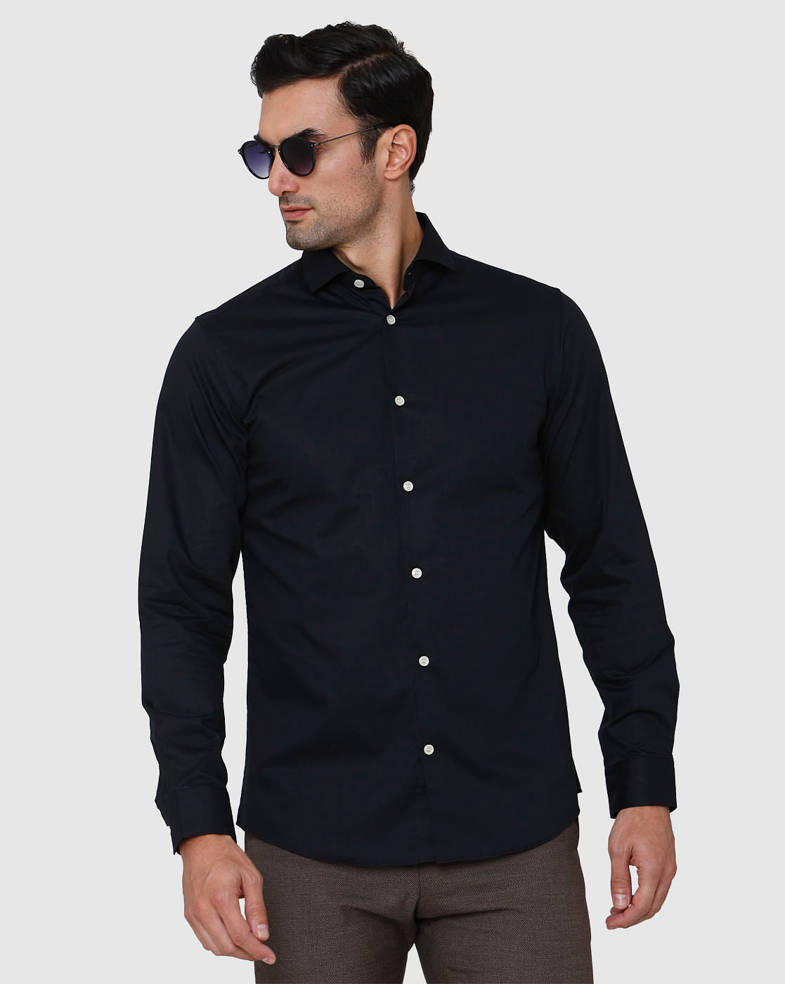 Black Full Sleeves Shirt