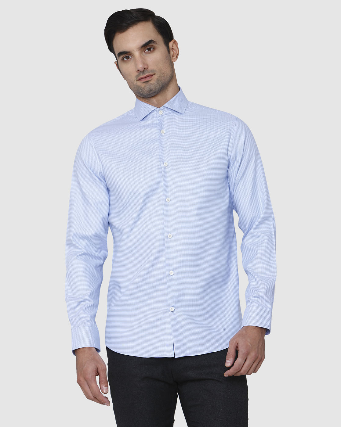 Blue Full Sleeves Shirt