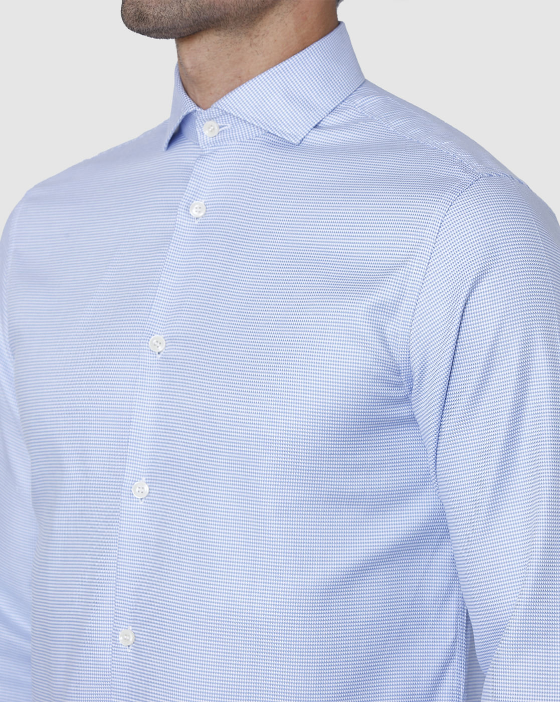 Blue Full Sleeves Shirt