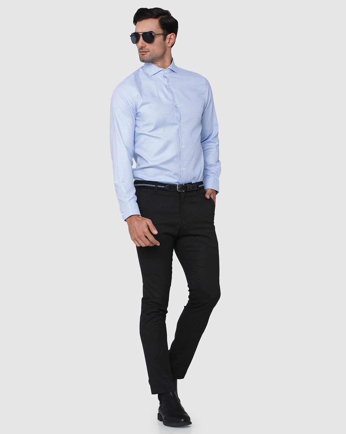 Blue Full Sleeves Shirt