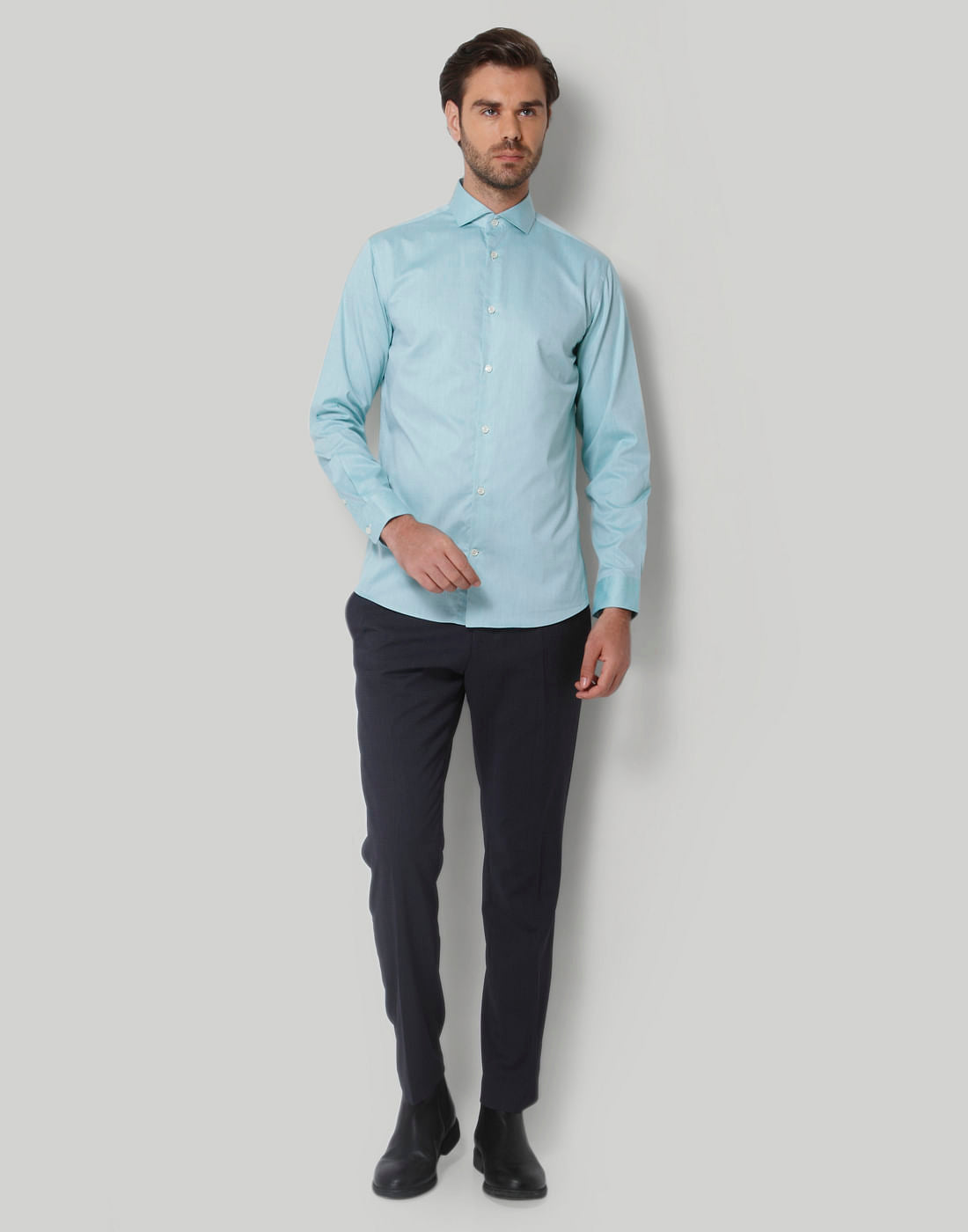 Green Full Sleeves Shirt