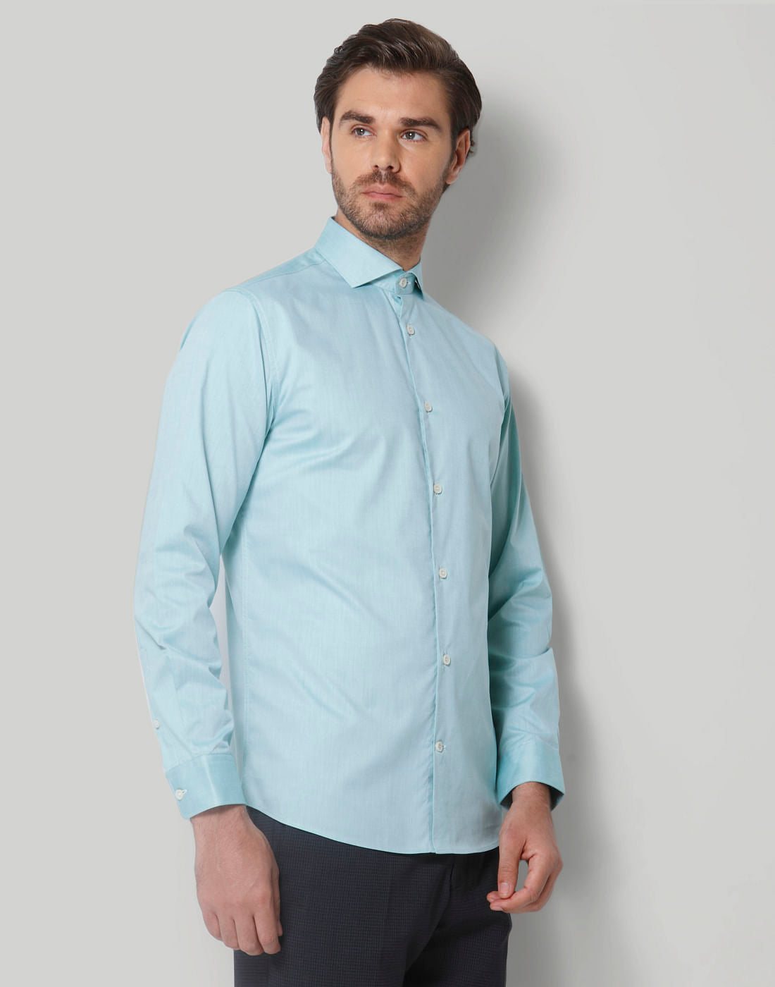 Green Full Sleeves Shirt