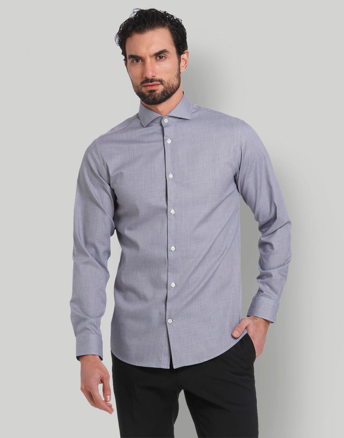 Black Full Sleeves Shirt