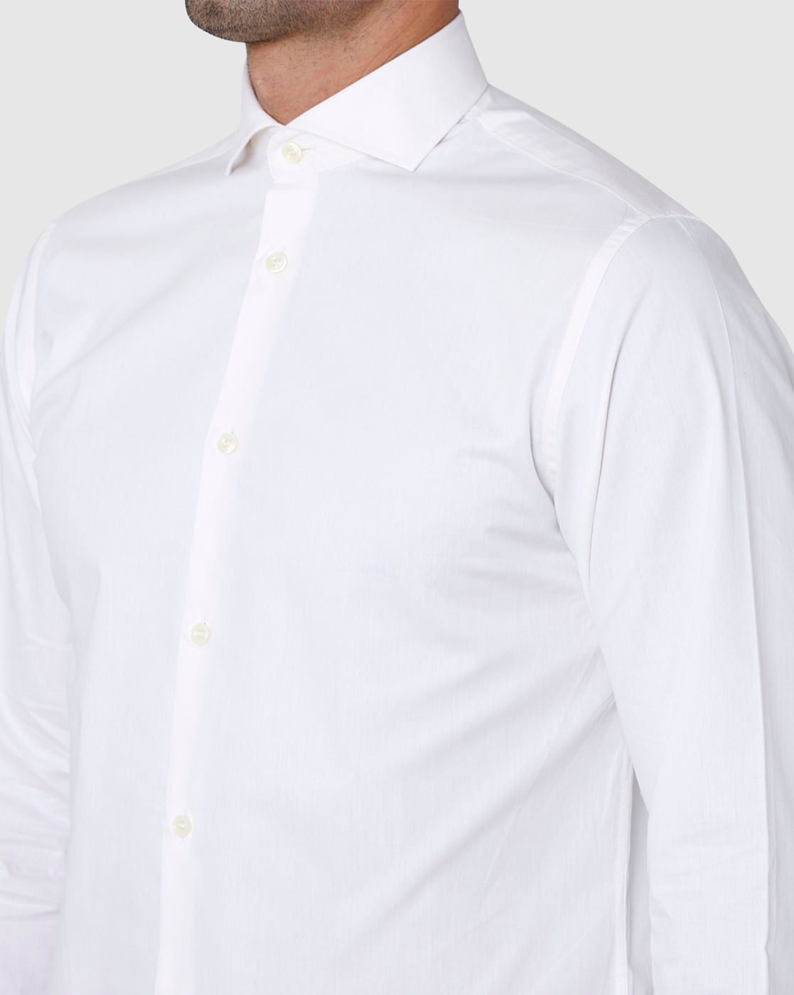 White Full Sleeves Shirt