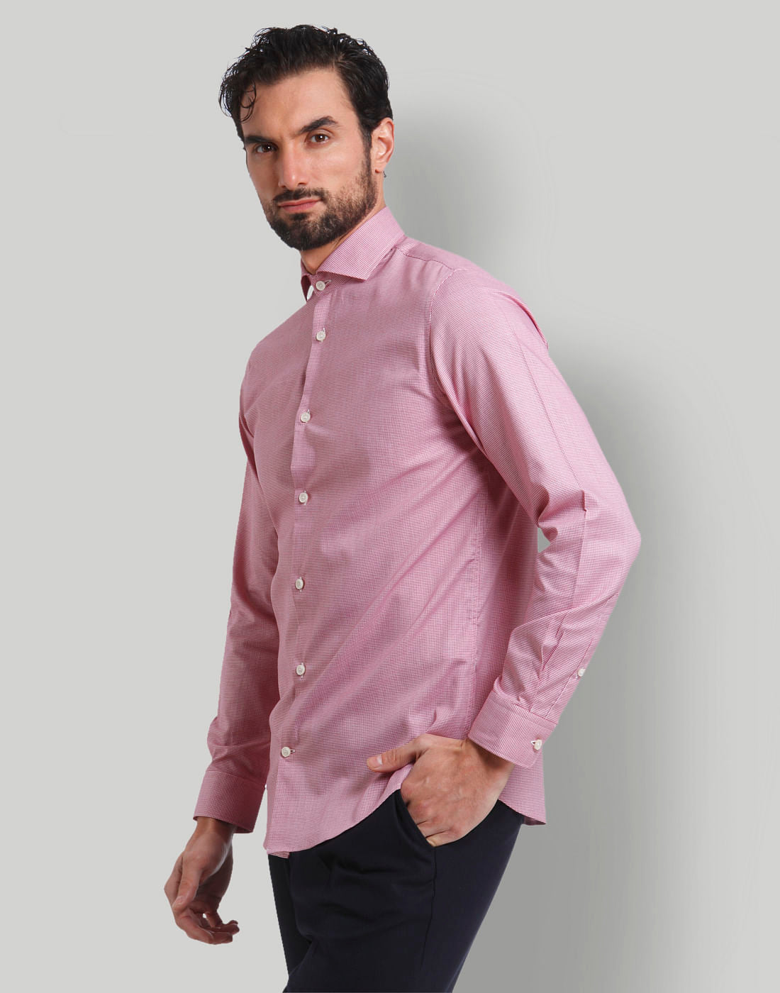 Red Full Sleeves Shirt