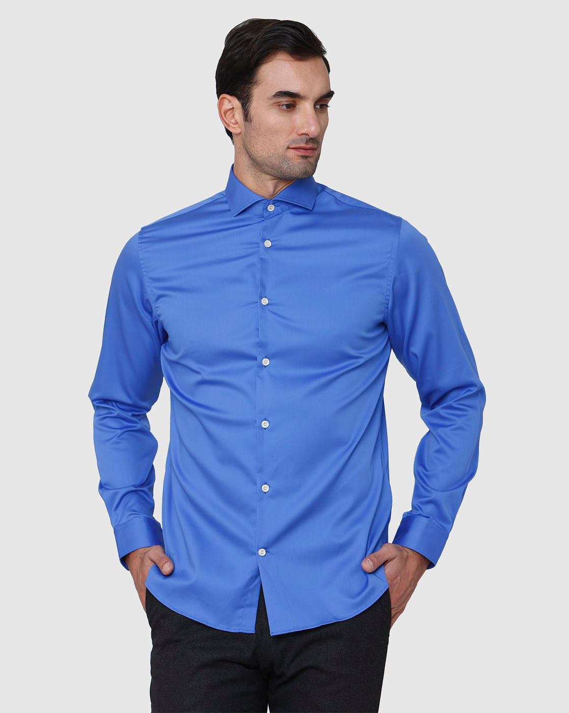 Blue Full Sleeves Shirt