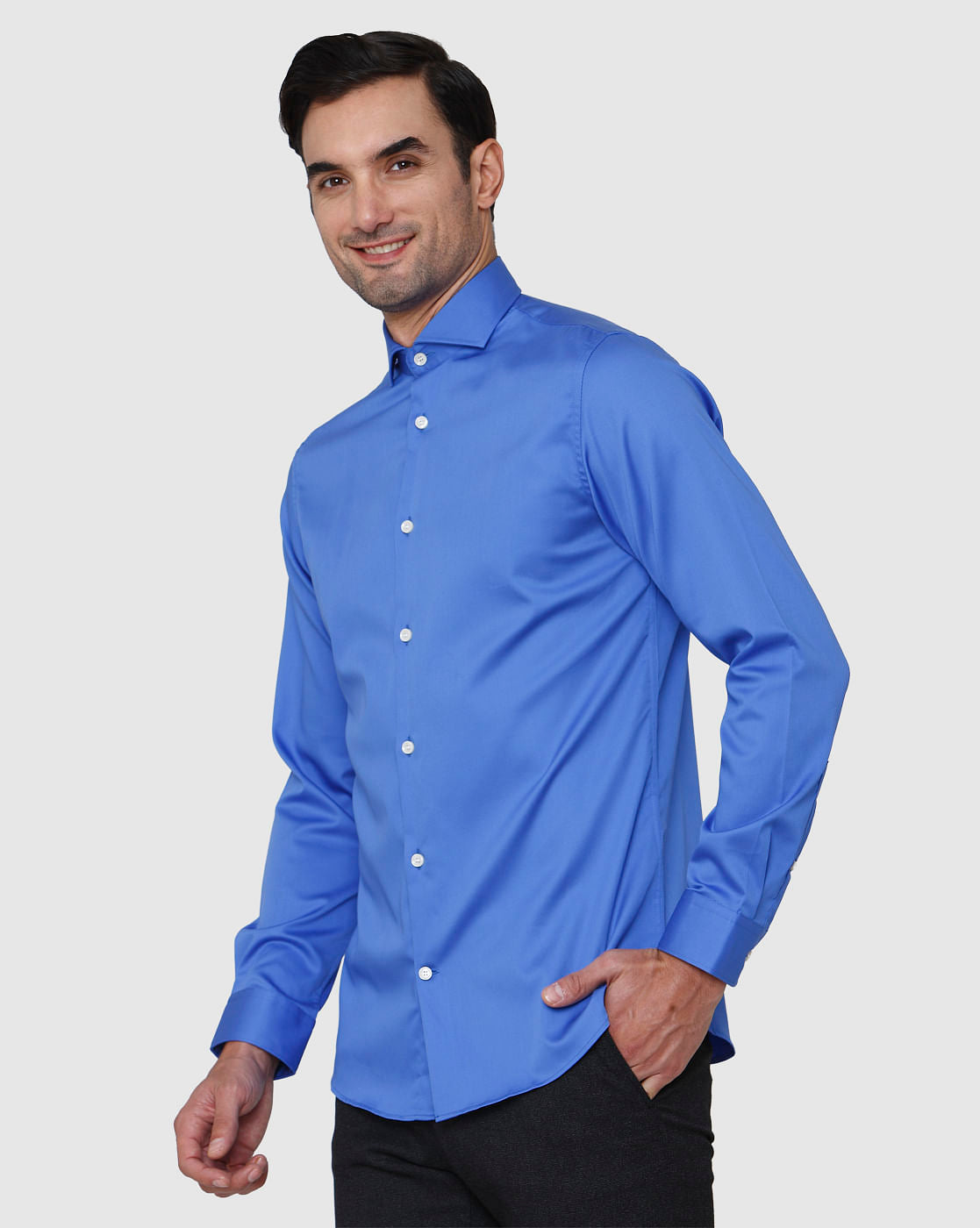 Blue Full Sleeves Shirt