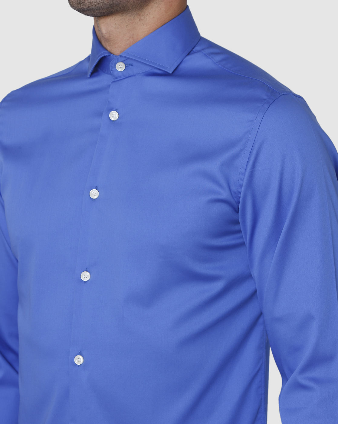 Blue Full Sleeves Shirt