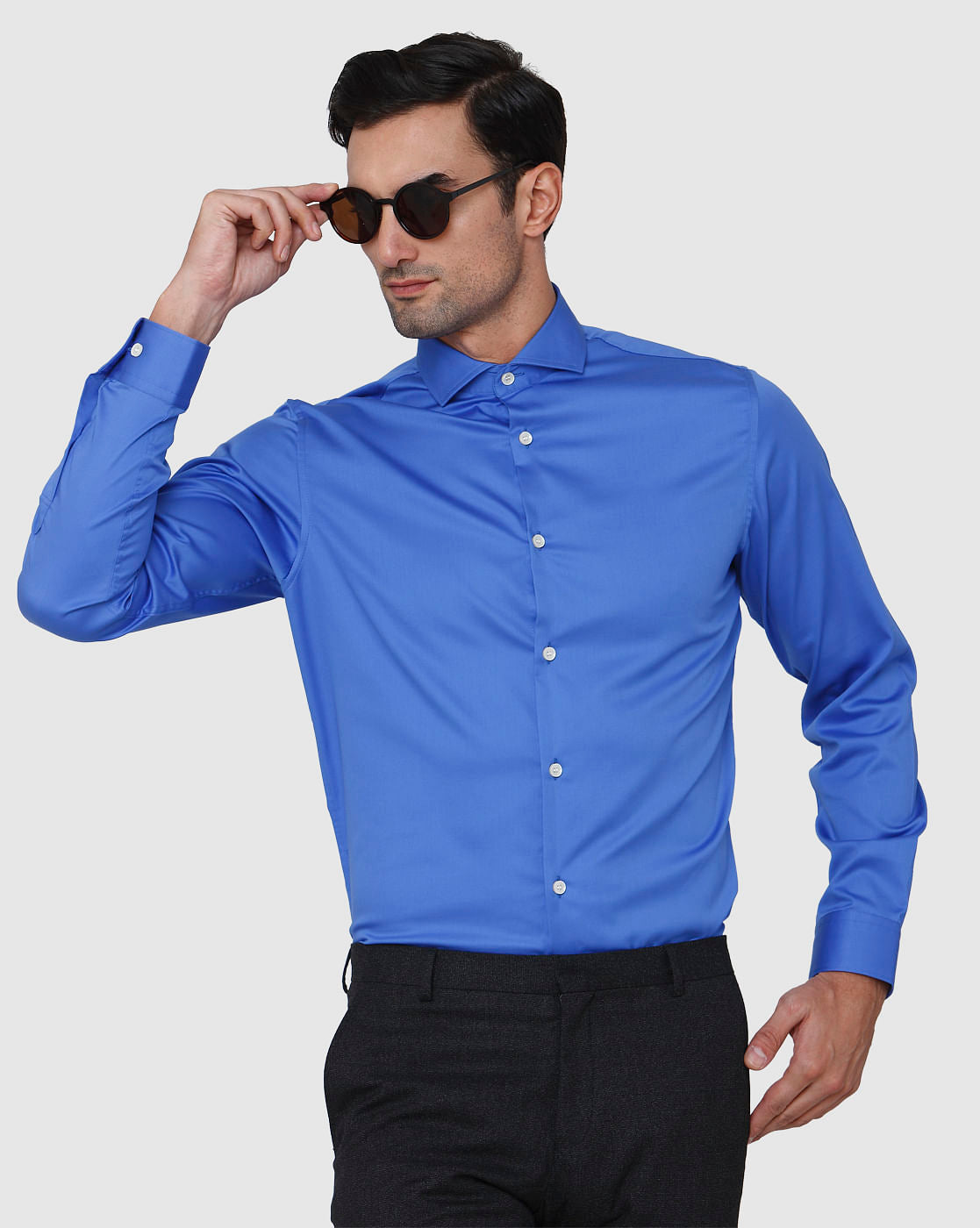 Blue Full Sleeves Shirt