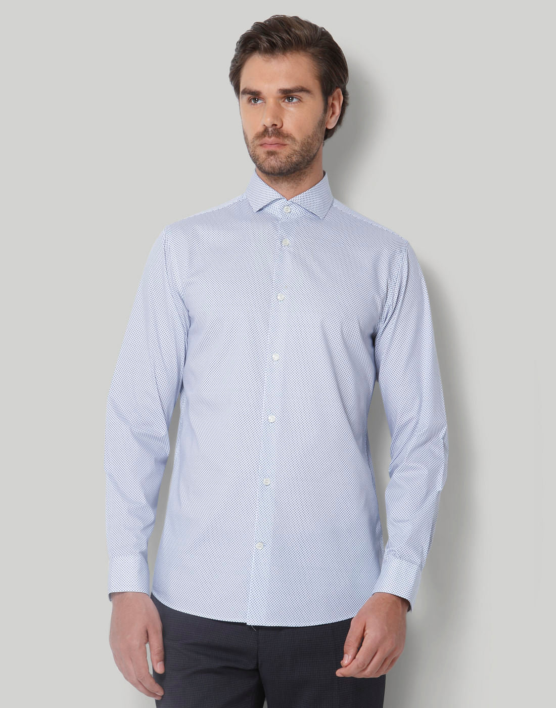 White Full Sleeves Shirt