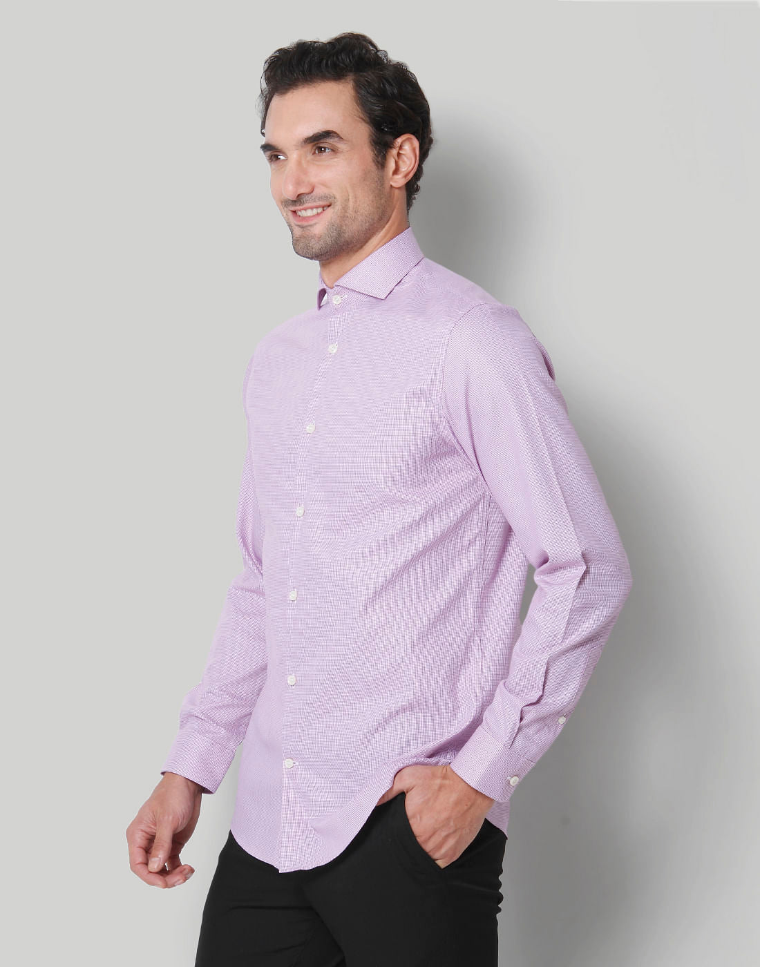 Purple Full Sleeves Shirt