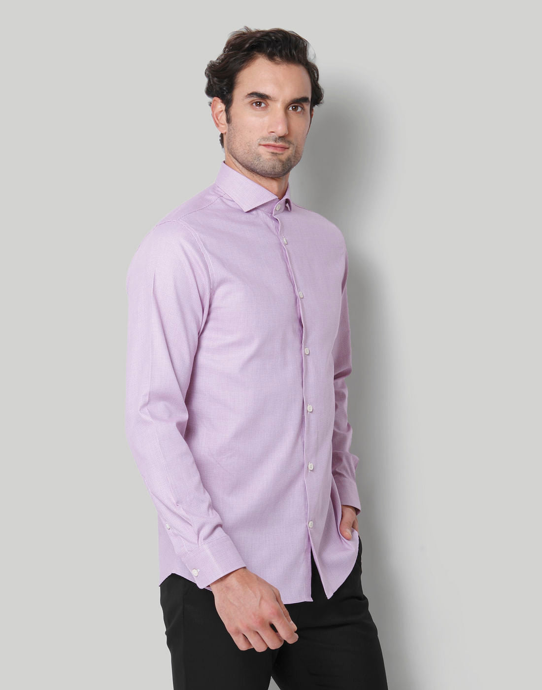 Purple Full Sleeves Shirt