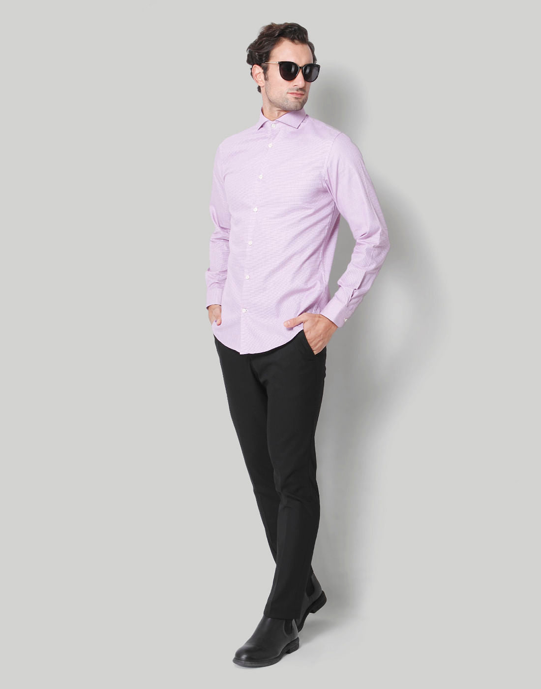 Purple Full Sleeves Shirt