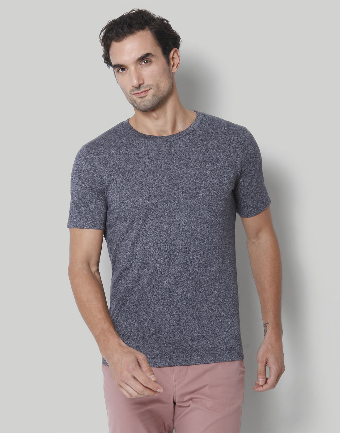 Blue Crew Neck T-Shirt
