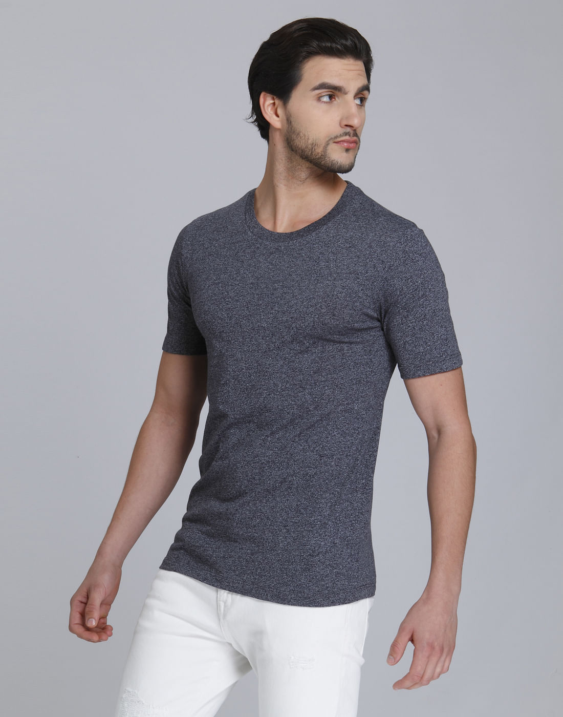 Blue Crew Neck T-Shirt