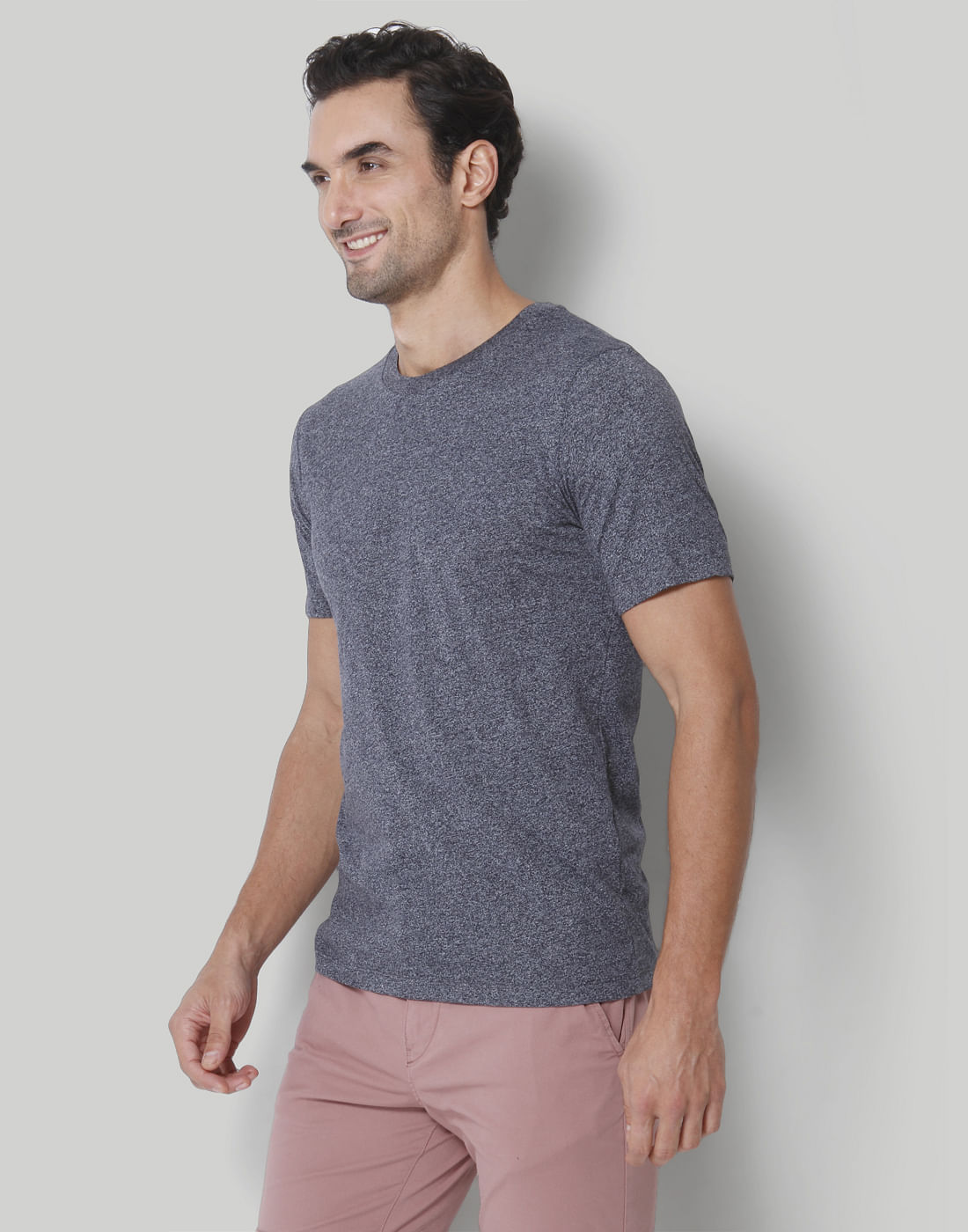 Blue Crew Neck T-Shirt