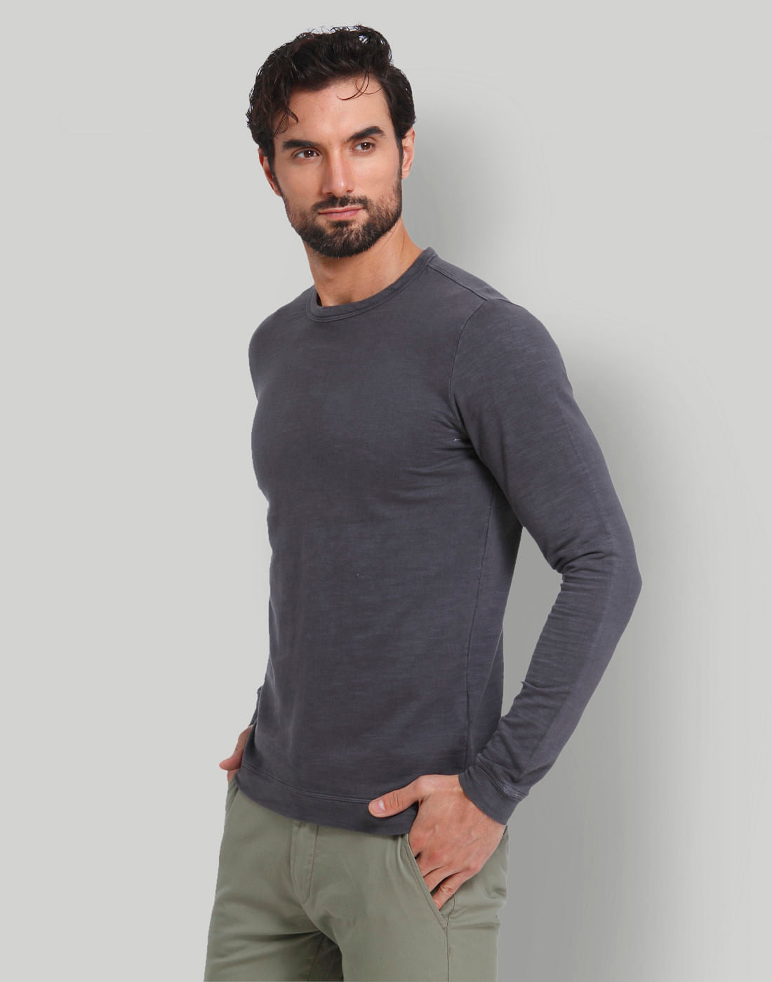 Blue Crew Neck T-Shirt