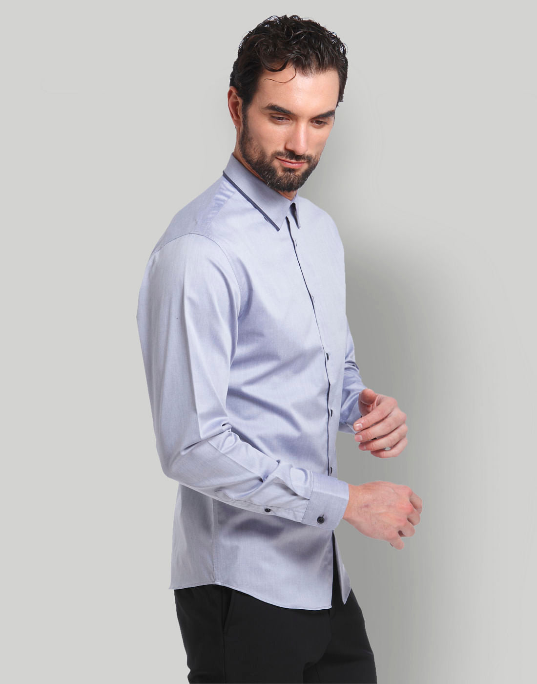 Blue Full Sleeves Shirt