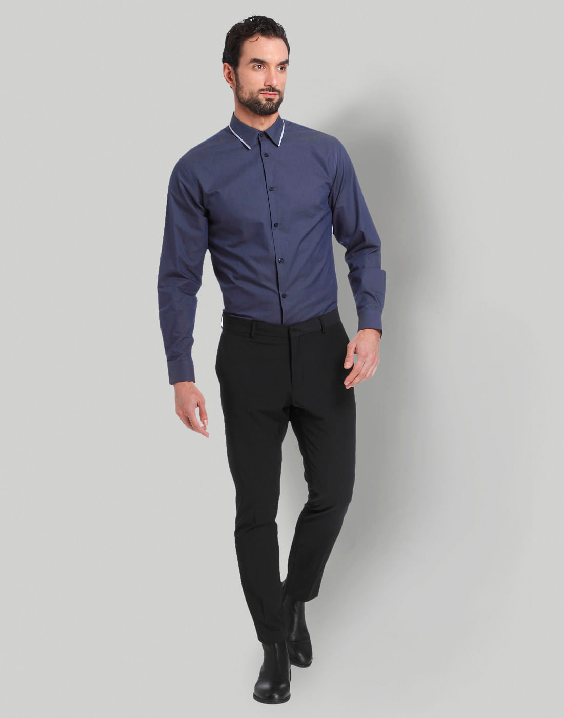 Blue Full Sleeves Shirt
