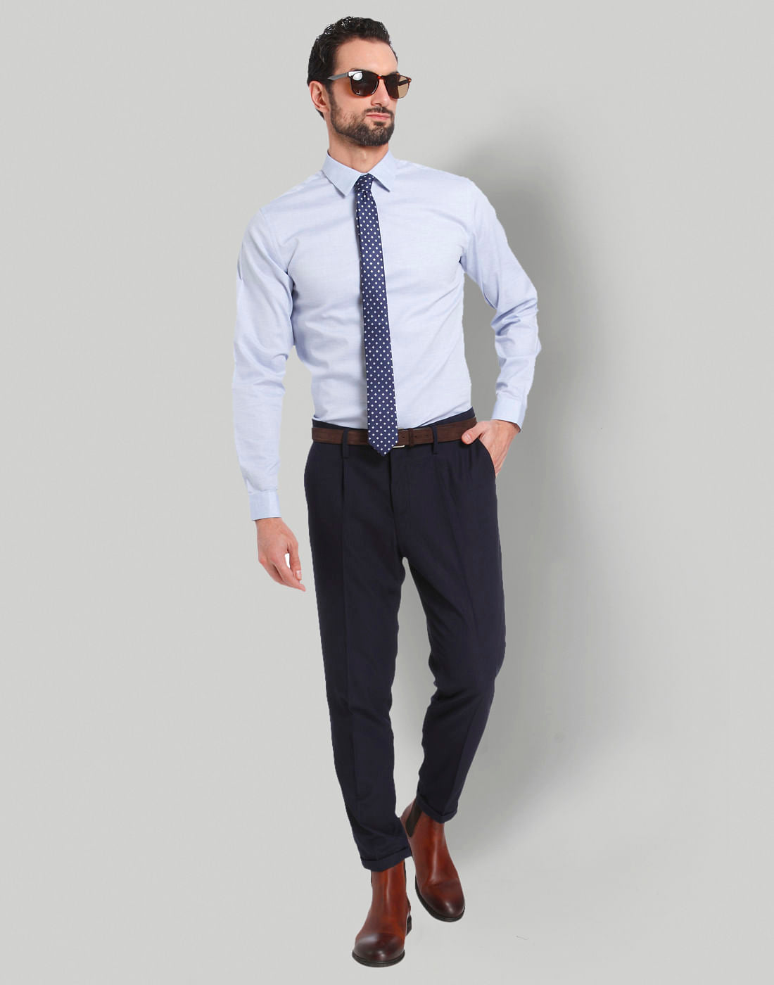Blue Full Sleeves Shirt