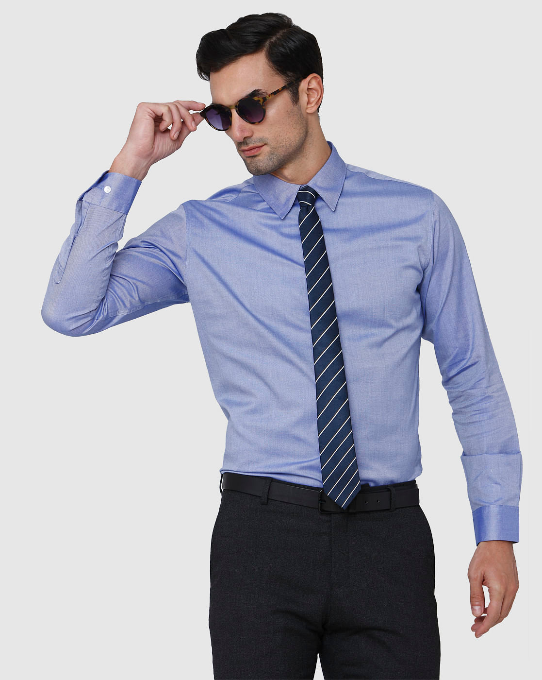 Blue Full Sleeves Shirt