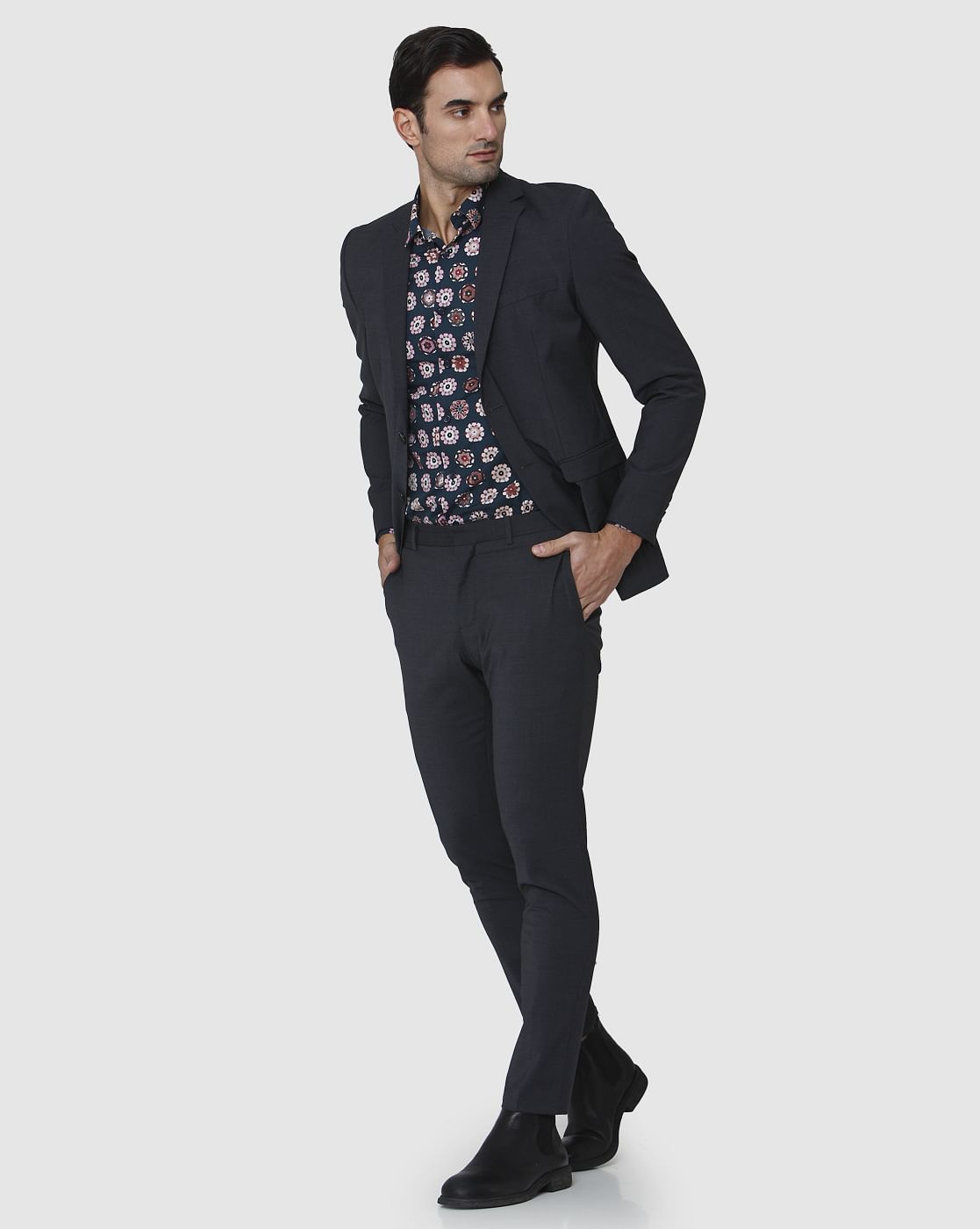 Dark Grey Formal Blazer