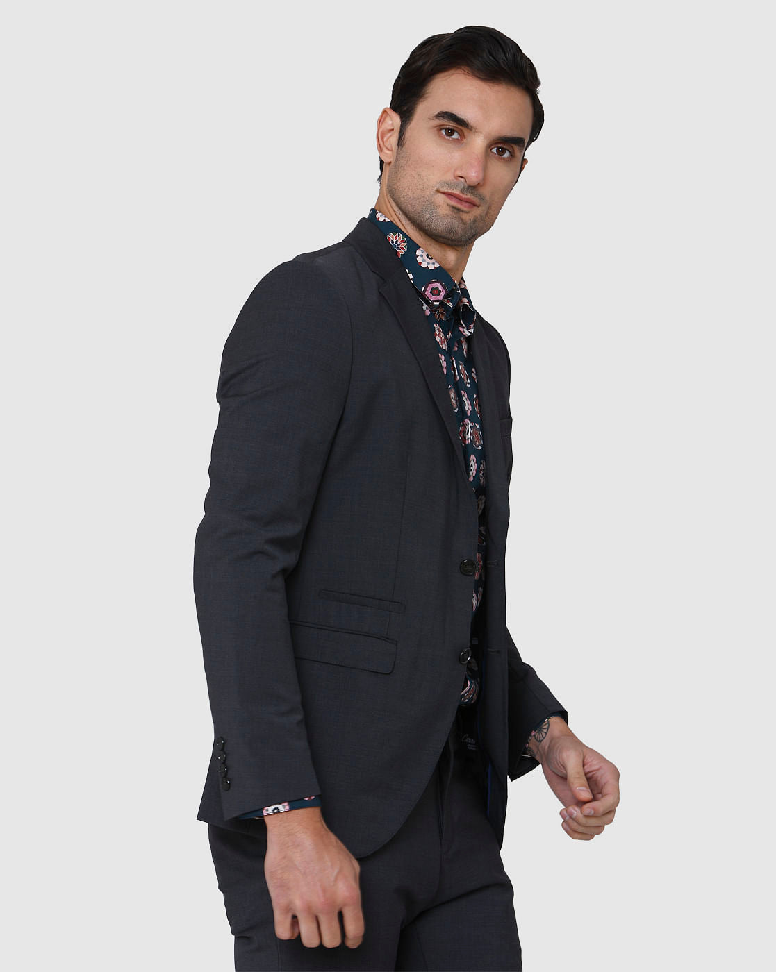 Dark Grey Formal Blazer