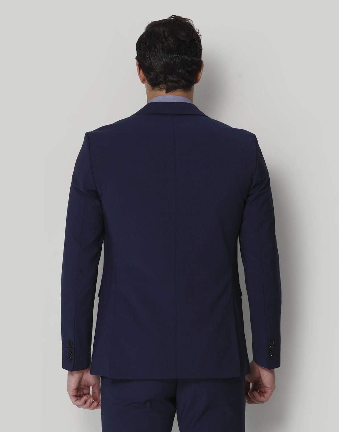 Dark Blue Slim Fit Blazer