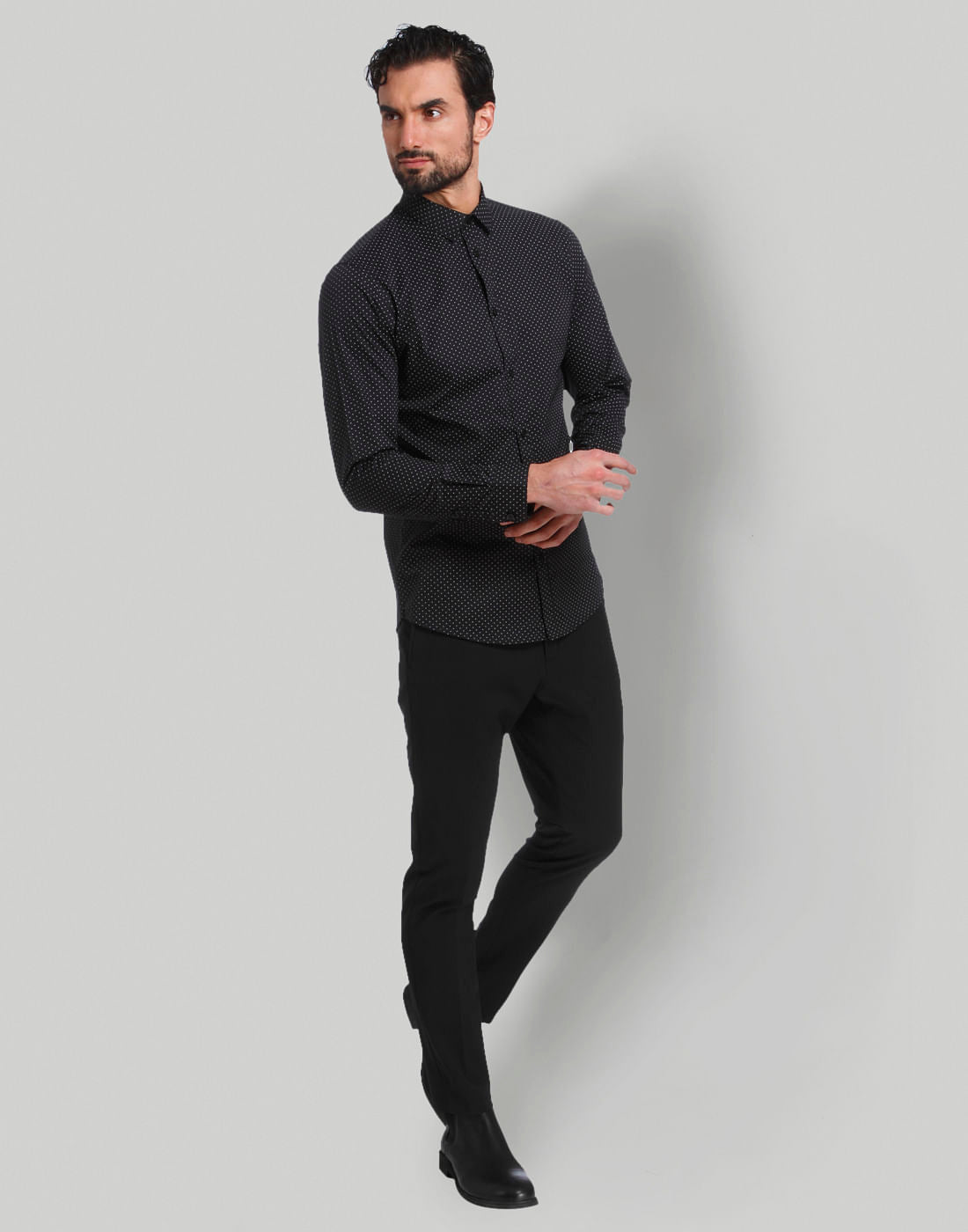 Black Full Sleeves Shirt