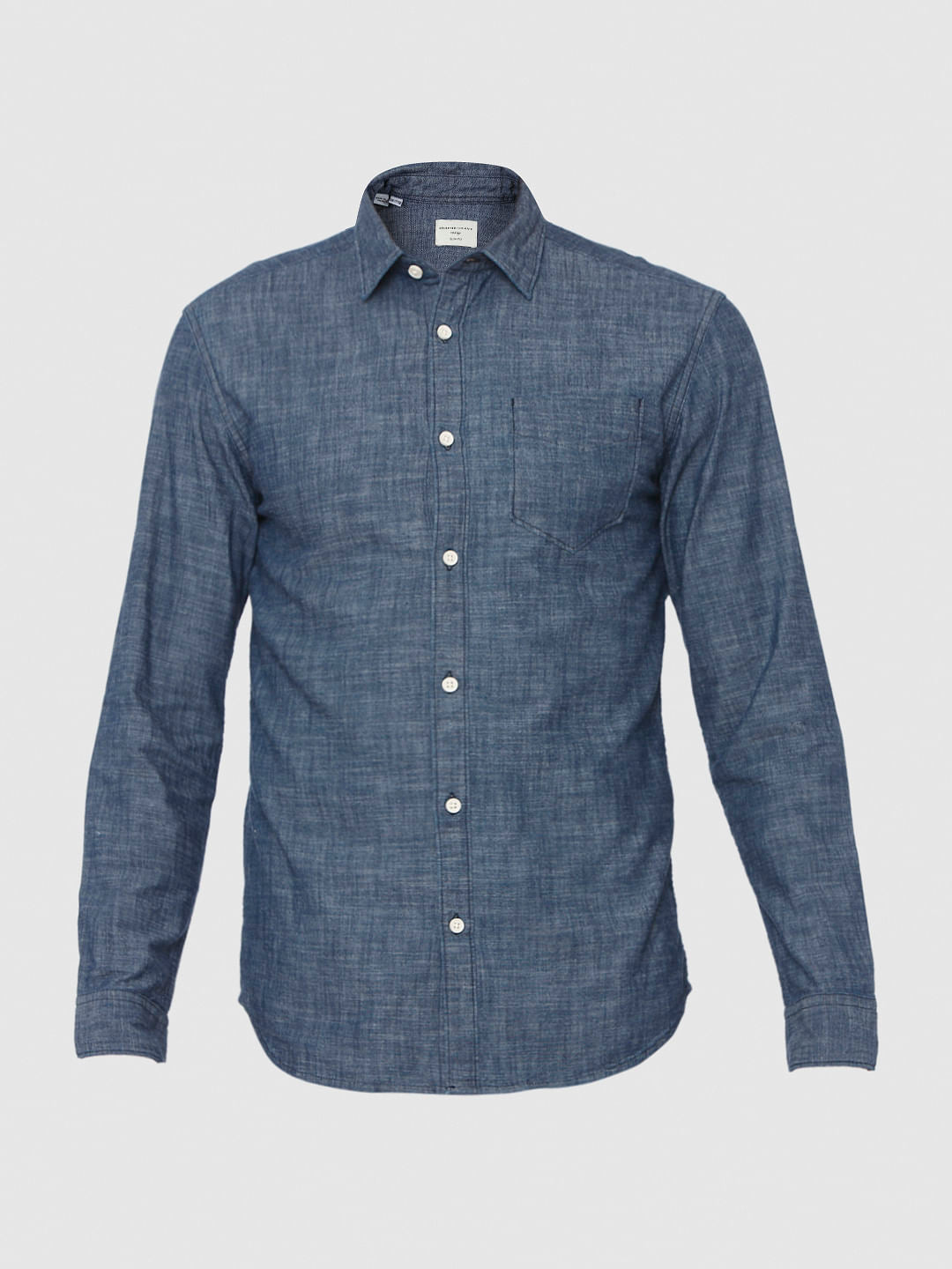 Blue Full Sleeves Shirt